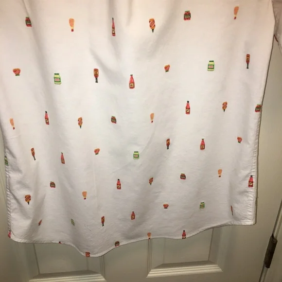 Old Navy Hot Sauce/Condiments Print Button Down Shirt - Picture 8 of 10